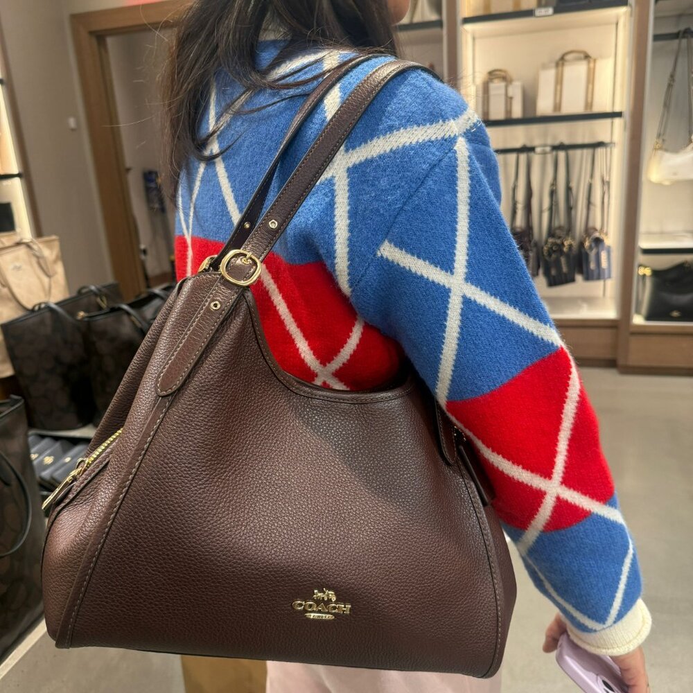 coach Erin Shoulder Bag caq86 in maple